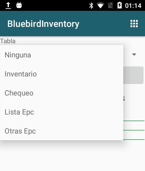 opciones de consulta